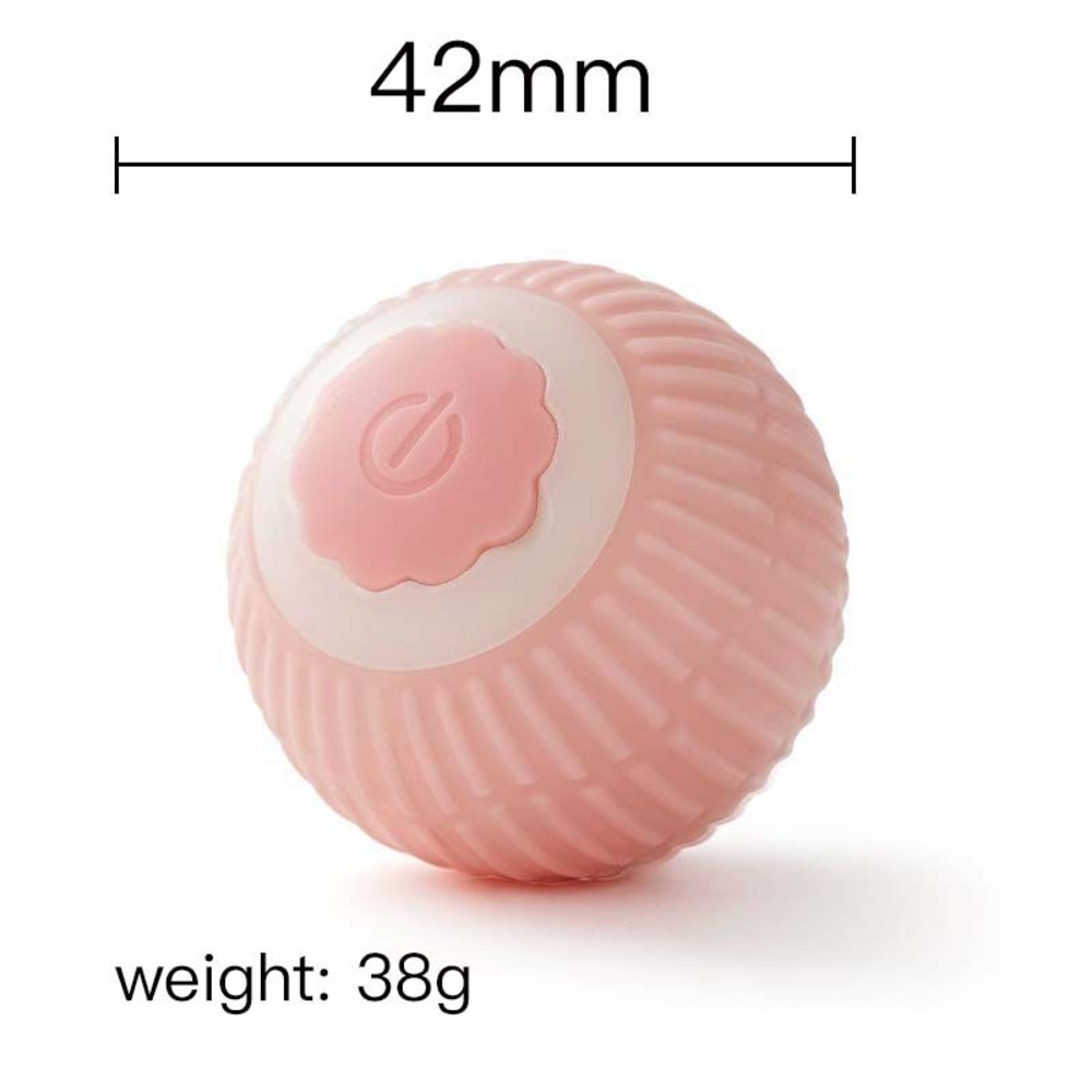 Pet Cat Interactive Chew & Roll Toy - Pink